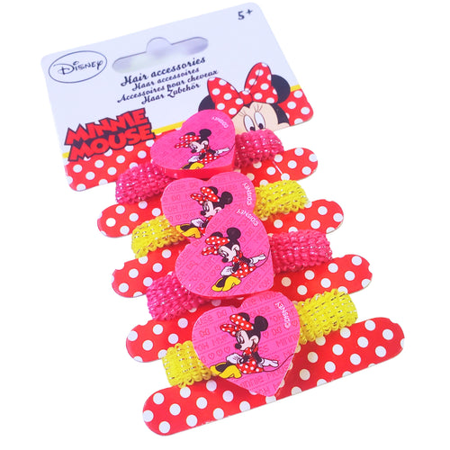 Accesorii de Par Copii Set Elastice Disney cu Minnie Mouse Roz Pink 4 buc
