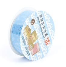 Încărcați imaginea în Galerie, Banda Dantelata Adeziva Decorativa de Lipit Aplicat din Acril Albastra Bleu Autocolanta Sticker 1 Rola