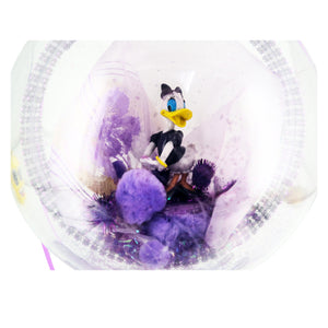 Glob de Craciun Brad Pom pentru Copii cu Figurina Disney Clubul lui Mickey Mouse Daisy Duck Mov 14 cm Cadou Ornament fetite