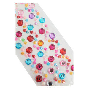 Margele Adezive Autocolante de Lipit Hobby Cristale cu Strasuri Rotunde Colorate Multicolore Sticker handmade