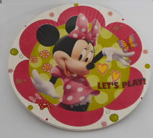 Încărcați imaginea în Galerie, Farfurii din Carton de Petrecere Party Copii Set 10 buc Minnie Mouse Pink Flower