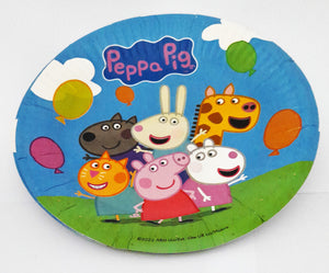 Farfurii din Carton de Petrecere Copii Set 6 buc Disney Peppa Pig Friend 19 cm