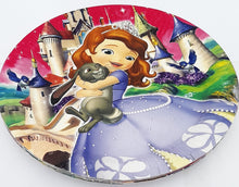 Încărcați imaginea în Galerie, Farfurii din Carton de Petrecere Party Copii Set 10 buc Disney Printesa Sofia Intai the First de 23 cm  de 23 cm