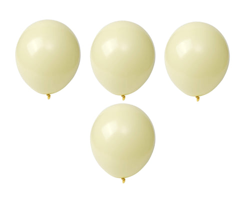 Set Baloane de Petrecere de Umflat Party Alb-Light 10 buc Aniversari 23 cm Adulti Copii Tematice