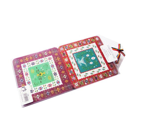 Set 4 Suporturi Pahare Coasters Motive Traditionale Covor Etnic Cusut