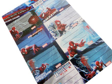 Încărcați imaginea în Galerie,  Etichete Scoala pentru Caiet Set 2 Coli sau 16 buc Etichete Marvel The Amazing Spider-Man Uimitorul Omul Paianjen de Lipit 