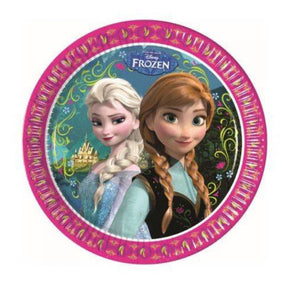 Farfurii din Carton Aniversari de Petrecere Party Copii Set 6 buc Disney Frozen II Delight Regatul de Gheata Elsa Ana 23 cm Petreceri Aniversari