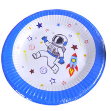 Încărcați imaginea în Galerie, Farfurii din Carton Disney de Petrecere Party Copii Set 6 buc Cosmonaut Astronaut 19 cm Universa Stele Racheta
