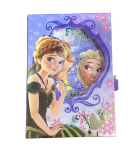 Jurnal Secret cu Cheita si Lacat Cadou Copii Frozen Fever Regatul de Gheata Printesa Ana si Regina Elsa Adolescenti Cadou