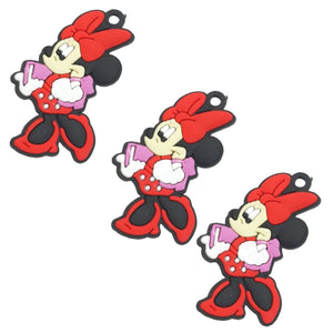 Cadou pentru Copii Martisor 1 8 Martie din Cauciuc Silicon Disney Minnie Mouse cu Carte Cadou 1 8 Martie CU Buline