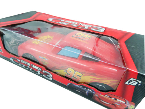 Jucarie Masina in Cutie Cadou Cars 3 Fulger McQueen 95 cu Telecomanda