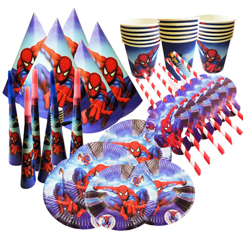 Set de Petrecere Aniversare Party Happy Party Super Sense Spiderman Omul Paianjen Marvel Baieti