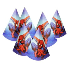 Încărcați imaginea în Galerie, Set de Petrecere Aniversare Party Happy Party Super Sense Spiderman Omul Paianjen Coifuri