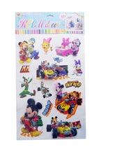 Încărcați imaginea în Galerie, Sticker de Perete 3D Autoadeziv de Lipit pentru Camera Copii Disney Mickey Mouse Hot Road
