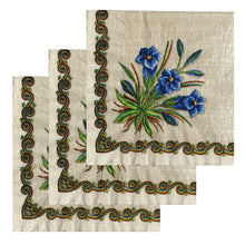 Încărcați imaginea în Galerie, Servetele de Masa Motive Traditionale Broderie Colt de Toporasi pe Tesatura Taraneasca 5 buc 33x33 cm