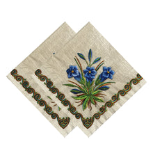 Încărcați imaginea în Galerie, Servetele de Masa Motive Traditionale Broderie Colt de Toporasi pe Tesatura Taraneasca 5 buc 33x33 cm