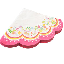 Încărcați imaginea în Galerie, Servetele Masa Motive Traditionale Broderie Model Rotund Flori de Primavara Set 5 buc 32.50 x 32.50 cm