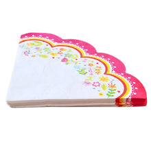 Încărcați imaginea în Galerie, Servetele Masa Motive Traditionale Broderie Model Rotund Flori de Primavara Set 5 buc 32.50 x 32.50 cm