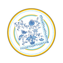 Încărcați imaginea în Galerie, Servetele de Masa cu Imprimeu Delft Blue Vaza de Flori Set Pachet 5 buc 33x33 cm