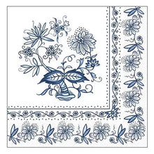 Încărcați imaginea în Galerie, Pachet de Servetele Decorative de Masa din Hartie Imprima Delft Blue Onion Set Pachet 10 buc 33x33 cm Party Petrecere