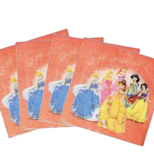 Servetele Decorative de Petrecere Party Set 10 bucati Disney Printesa Aurora Jasmine Cenusareasa Alba ca Zapada Belle 33x33 cm Petreceri