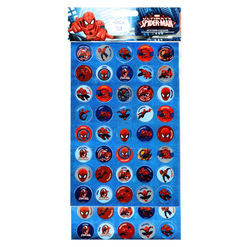 Abtibild Sticker Autoadeziv Autocolant Disney pentru Copii de Lipit 2 Folii 80 Sticker-e Ultimate Spiderman Omul Paianjen