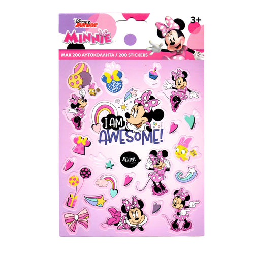 Abtibild Sticker Autoadeziv Autocolant Disney pentru Copii de Lipit Minnie Mouse I Am Awsome