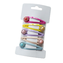 Încărcați imaginea în Galerie, Accesorii de Par Set 5 Agrafe cu Perle Albe Clame Tic-Tac Fetite Domnisoare Margarete Multicolore Accesorii Perle Cristale colorate