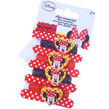 Încărcați imaginea în Galerie, Accesorii de Par Copii Set Elastice Disney cu Minnie Mouse Red Rosii 4 buc Buline