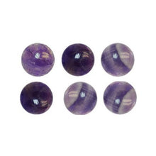 Încărcați imaginea în Galerie, Cabochon Pietre Semipretioase Caboson din Ametist Mov Purple Natural Rotund 12 mm 1 buc pentru creare de bijuterii cercei