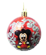 Încărcați imaginea în Galerie, Set 2 Globuri de Craciun Disney Baby Mickey Mouse Argintiu-Auriu de 5 cm Cadou