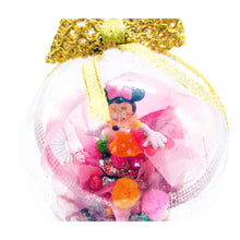 Încărcați imaginea în Galerie, Glob de Craciun Brad Pom pentru Copii cu Figurina Disney Minnie Mouse Portocalie 14 cm Clubul lui Mickey