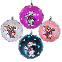 Încărcați imaginea în Galerie, Set Globuri de Craciun Disney pentru Copii Brad Pom Tom si Jerry Happy Desene Animate 4 buc 8 cm Ornamente