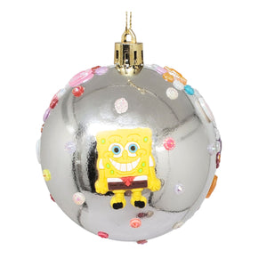 Set Globuri de Craciun Disney pentru Copii Brad Pom Sponge Bob Pantaloni Patrati Buretel 4 buc 8 cm Dsene Animate