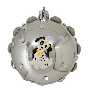 Set Globuri de Craciun Disney pentru Copii Brad Pom Pongo Catelul 101 Dalmatieni 4 buc 8 cm Dalmatians