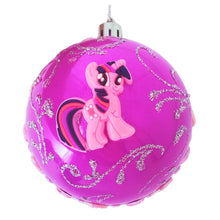 Încărcați imaginea în Galerie, Set Globuri de Craciun Disney pentru Copii Brad Pom My Little Pony Micii Ponei Pinky Pie 4 buc 8 cm CADOU SARBATORI ROZ