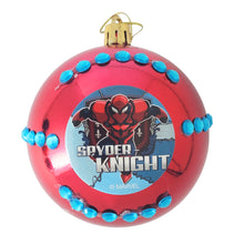 Încărcați imaginea în Galerie, Set Globuri de Craciun Disney pentru Copii Brad Pom Iron Spider Man Knight Metal 4 buc 8 cm Cadou Baieti