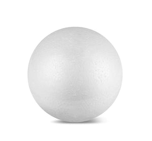 Glob din Polistiren Bila Minge Sfera Blank Rotund 100 mm Craciun 1 buc