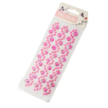 Încărcați imaginea în Galerie, Margele Adezive Autocolante de Lipit Hobby Cristale cu Strasuri Perle Roz Irizante Rotunde Sticker