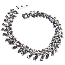 Încărcați imaginea în Galerie, Bijuterie Bratara de Mana cu Marcasite Sticla Cristale Argint Tibetan Sageata Iute Cadou Doamne Martisor