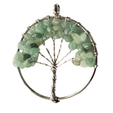 Încărcați imaginea în Galerie, Pandantiv din Pietre Semipretioase Copacul Vietii Tree of Life cu Aventurin Verde Margele Chips Spartura Cadou Doamne Femei ziua mamei