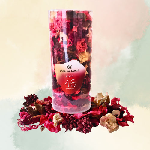 Set de PotPourri Plante Naturale Uscate  Decorative Aromate Parfumate Tub Esenta de Trandafiri 120 grame