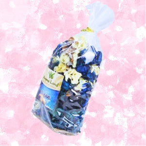 Set PotPourri de Plante Decorative Aromate Naturale Uscate Ocean Fresh Parfumate Set Punga de 80 grame Aromaterapie