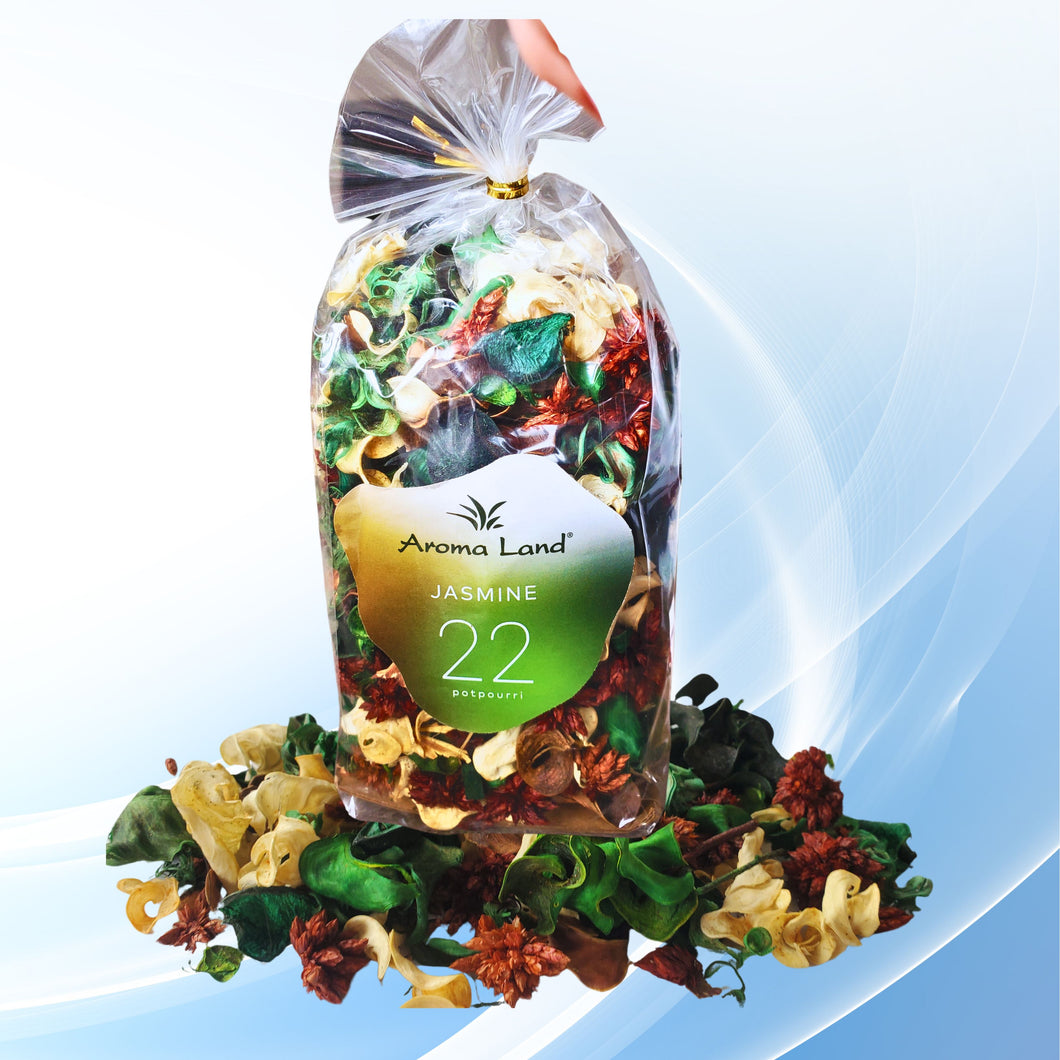 Set PotPourri de Plante  Decorative Aromate Naturale Uscate Jasmine Iasomie Parfumate Set Punga de 80 grame
