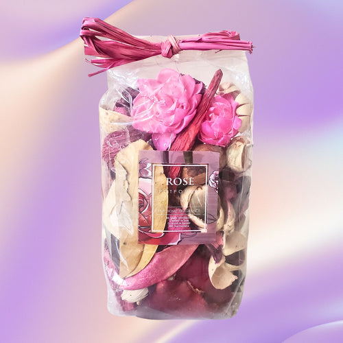 Set PotPourri de Plante Decorative Aromate Naturale Uscate Roses Trandafiri Fragrance Parfumate Set Punga de 100 grame