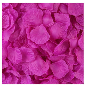 Petale de Flori Artificiale Acril Mov Ticlam Matase Nunta Decor Confetti Set 100 buc