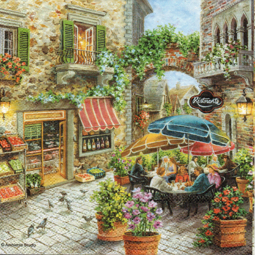 Servetele Decoupage de Colectie Vintage Ristorante 33x33 cm