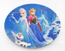 Încărcați imaginea în Galerie, Set Farfurii de Petrecere Accesorii Party 10 buc Carton Elsa Ana Frozen II si Olaf 19 cm