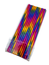Încărcați imaginea în Galerie, Paie din Carton Set 25 buc Petrecere Party Cocktail Multicolore Metalizat