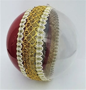 Glob de Craciun 12 cm de Brad Peisaj de iarna-Cabana la munte  GLCR-0016